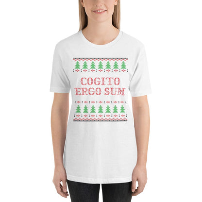 Cogito Ergo Sum - Ugly Xmas Sweater - Basic T-Shirt
