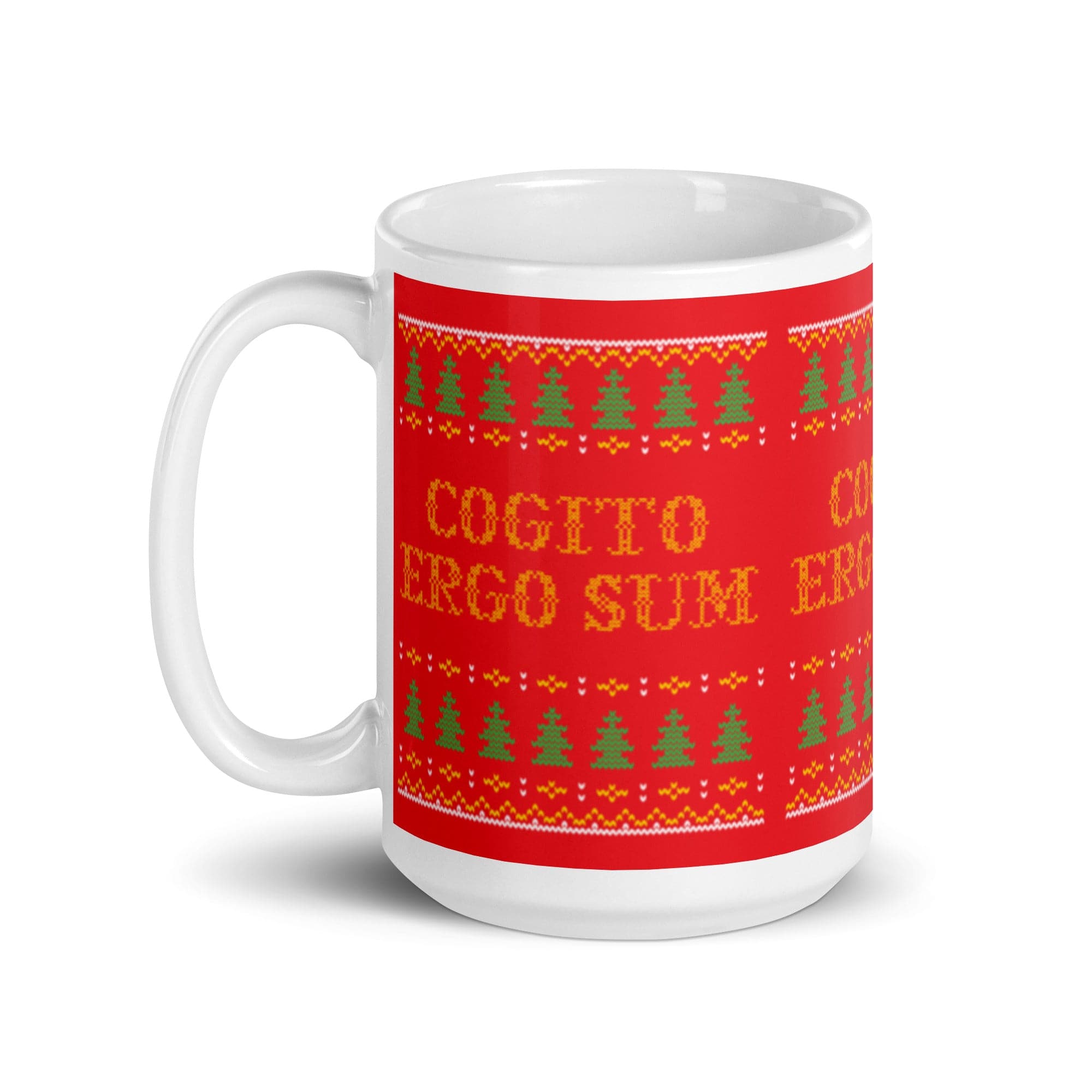 Cogito Ergo Sum - Ugly Xmas Sweater - Tasse