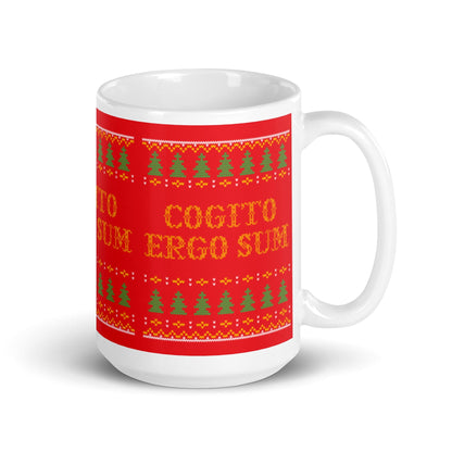 Cogito Ergo Sum - Ugly Xmas Sweater - Mug