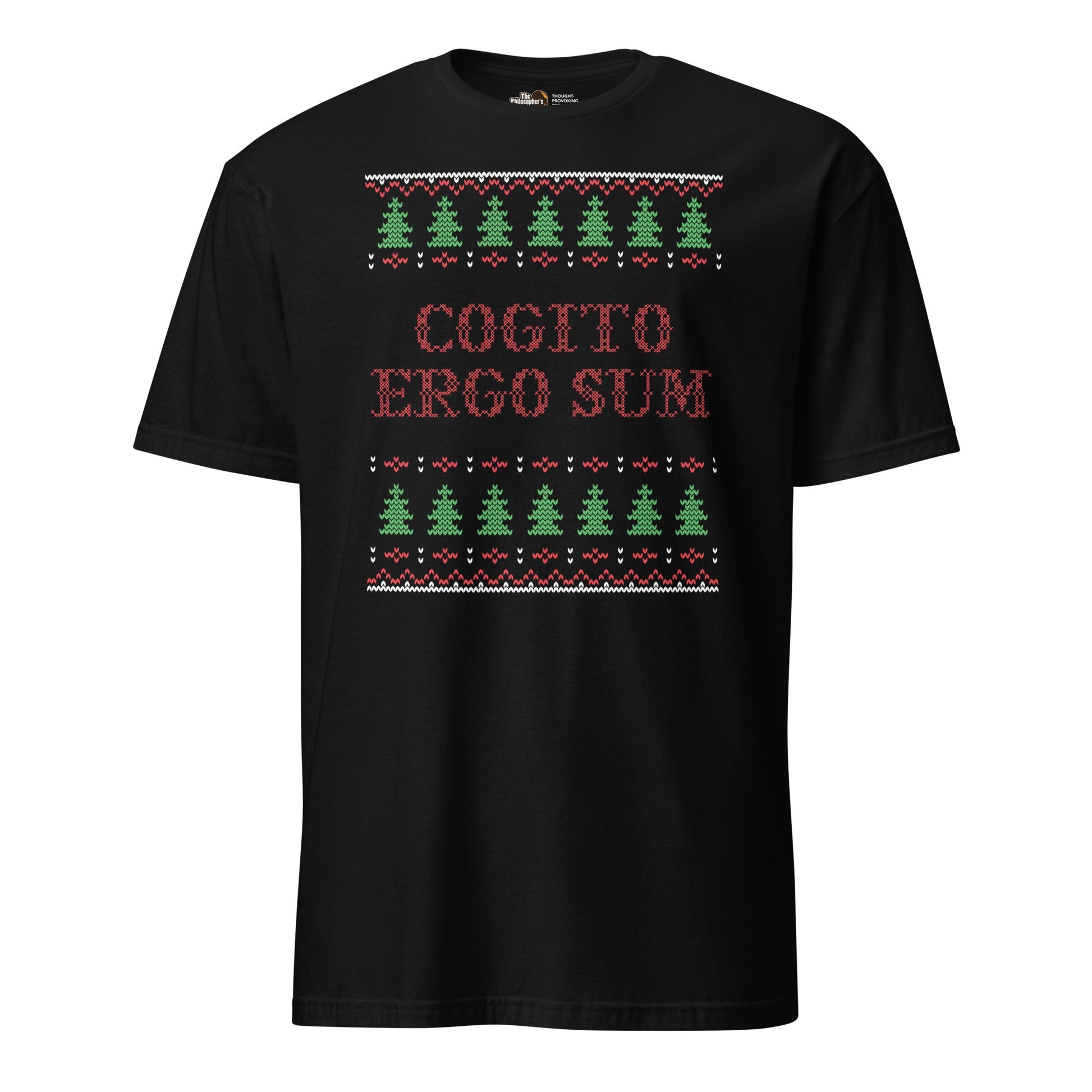 Cogito Ergo Sum - Ugly Xmas Sweater - Premium T-Shirt