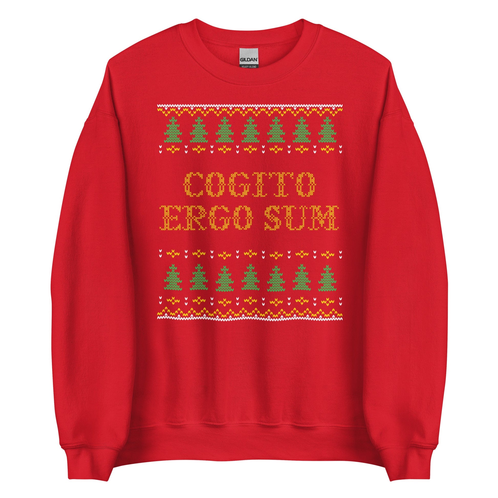 Cogito Ergo Sum - Ugly Xmas Sweater - Felpa