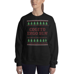 Cogito Ergo Sum - Ugly Xmas Sweater - Felpa