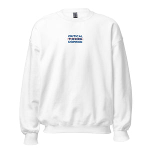 Critical Drinker - Embroidered - Sweatshirt