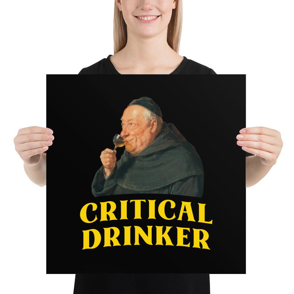 Critical Drinker - Poster