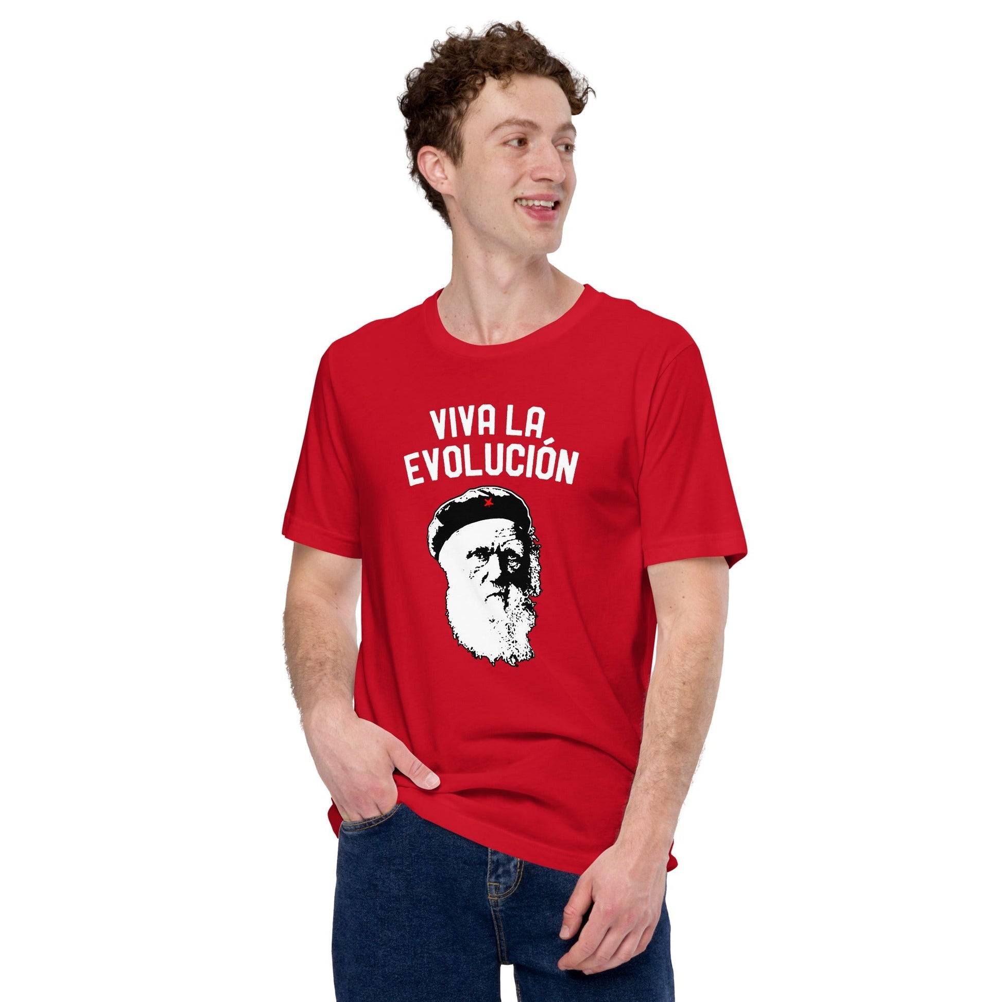 Darwin - Viva la Evolucion - Basic T-Shirt