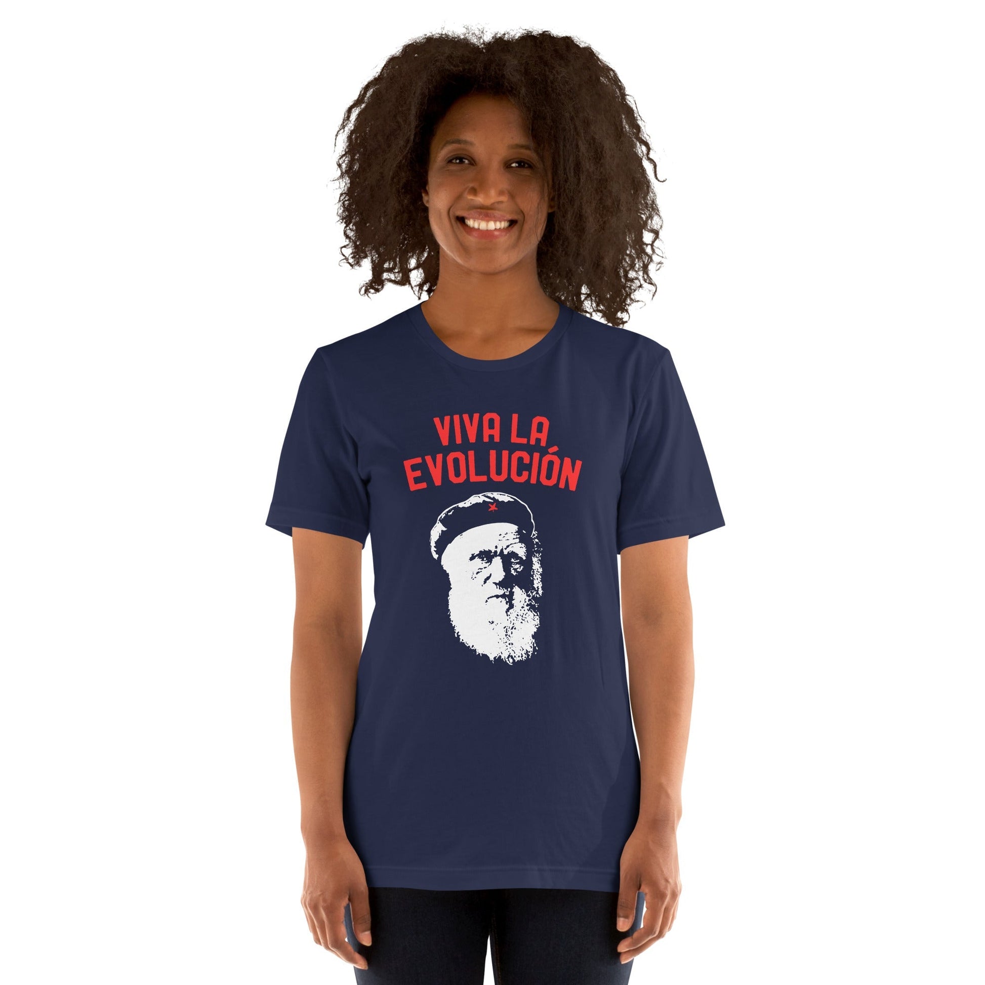 Darwin - Viva la Evolucion - Basic T-Shirt