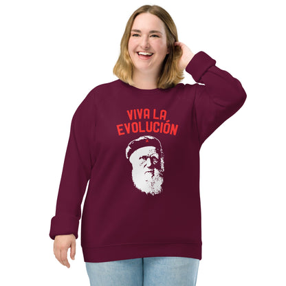 Darwin - Viva la Evolucion - Eco Sweatshirt