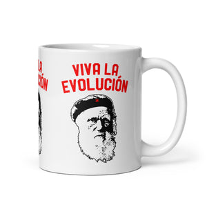 Darwin - Viva la Evolucion - Taza