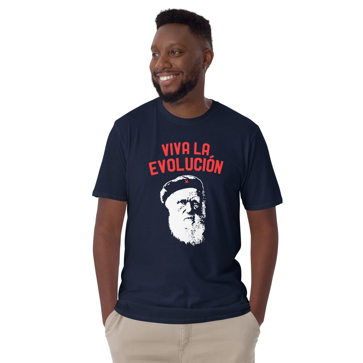 Darwin - Viva la Evolucion - Premium T-Shirt