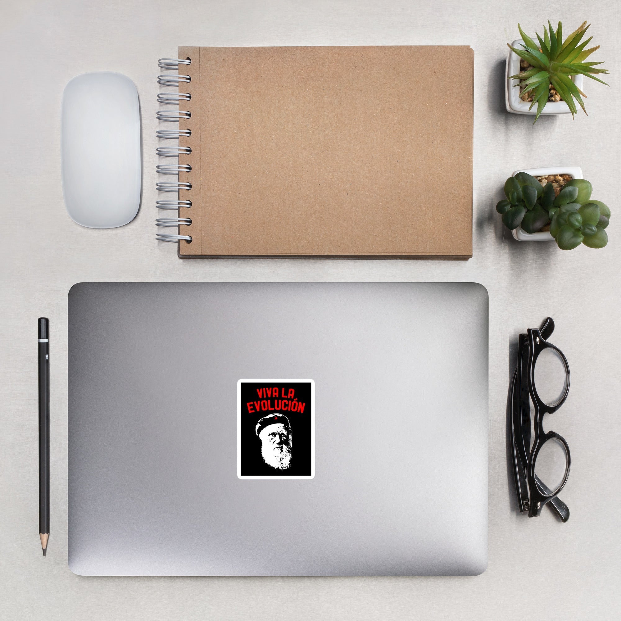 Darwin - Viva la Evolucion - Sticker