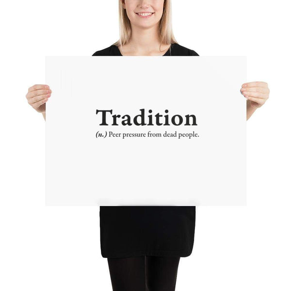 Definition of Tradition - Poster