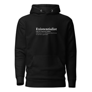 Définition de l'existentialiste - Premium Hoodie