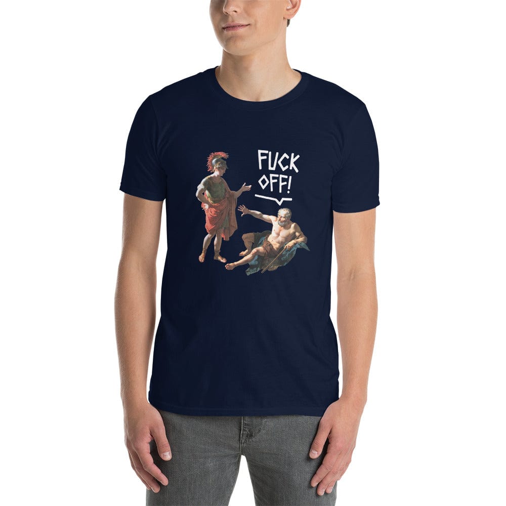 Diogenes tells Alexander to Fuck Off - Premium T-Shirt