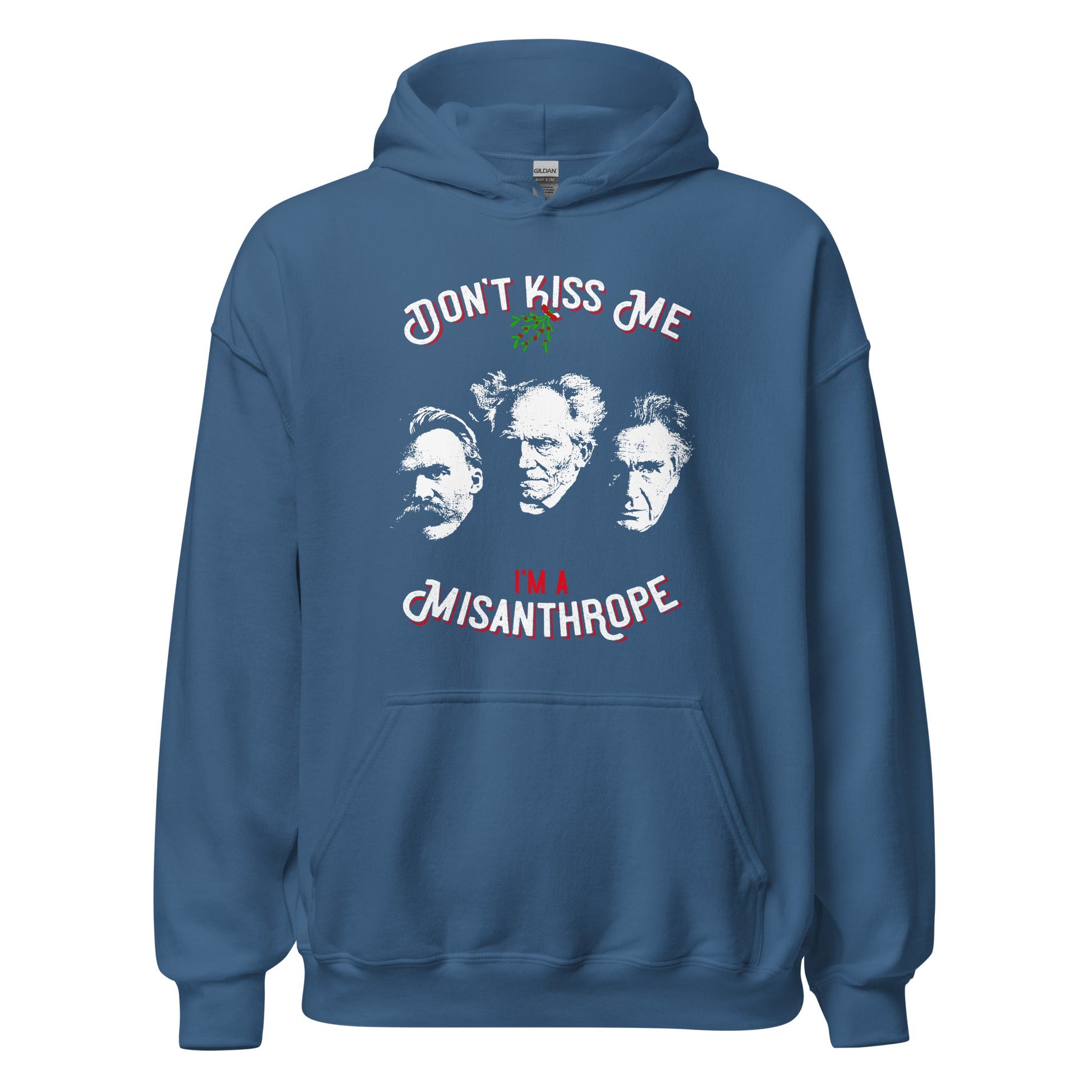 No me beses soy un misántropo - Nietzsche, Schopenhauer, Cioran - Sudadera con capucha