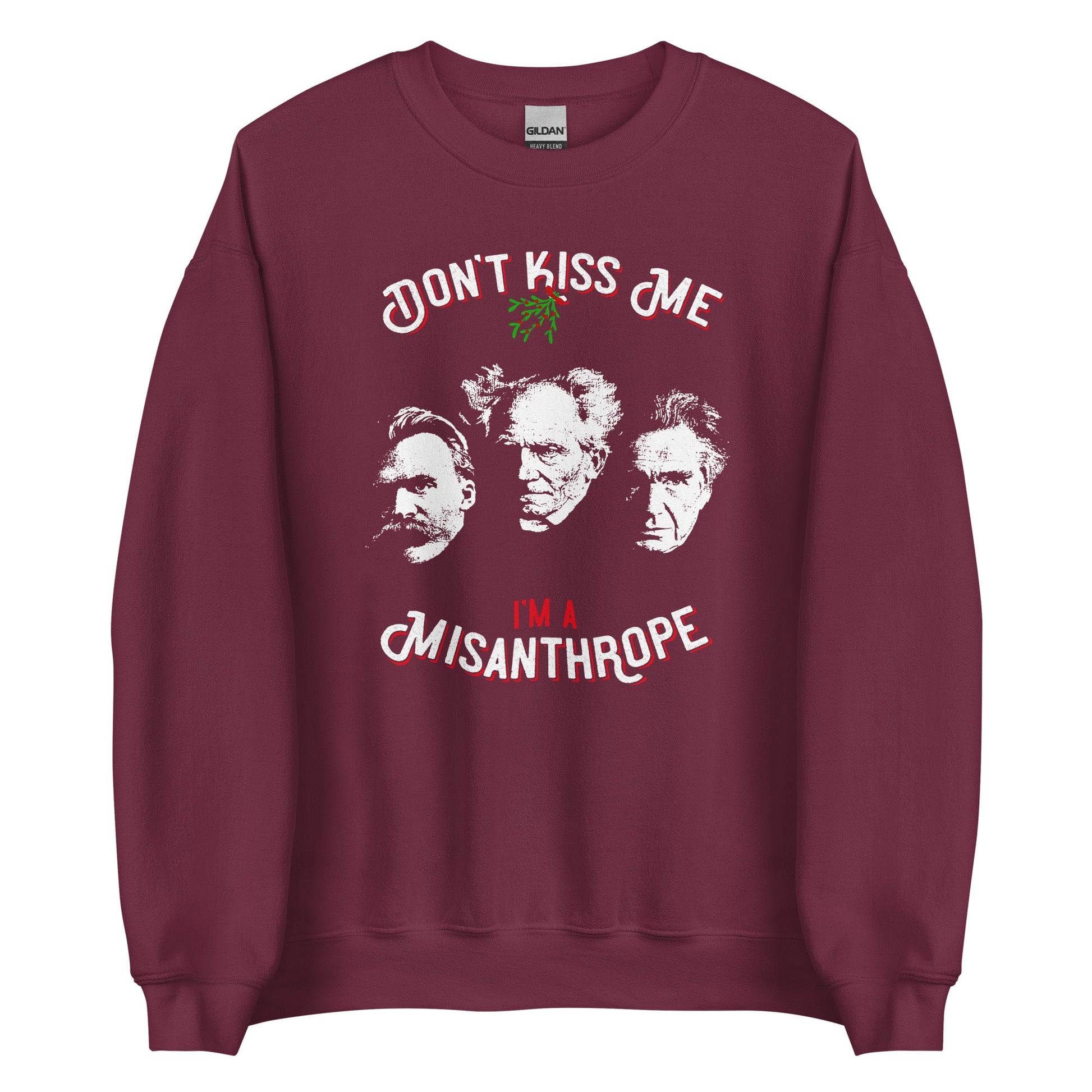 No me beses que soy un misántropo - Nietzsche, Schopenhauer, Cioran - Sudadera