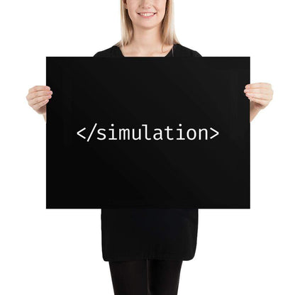 End of Simulation - Poster