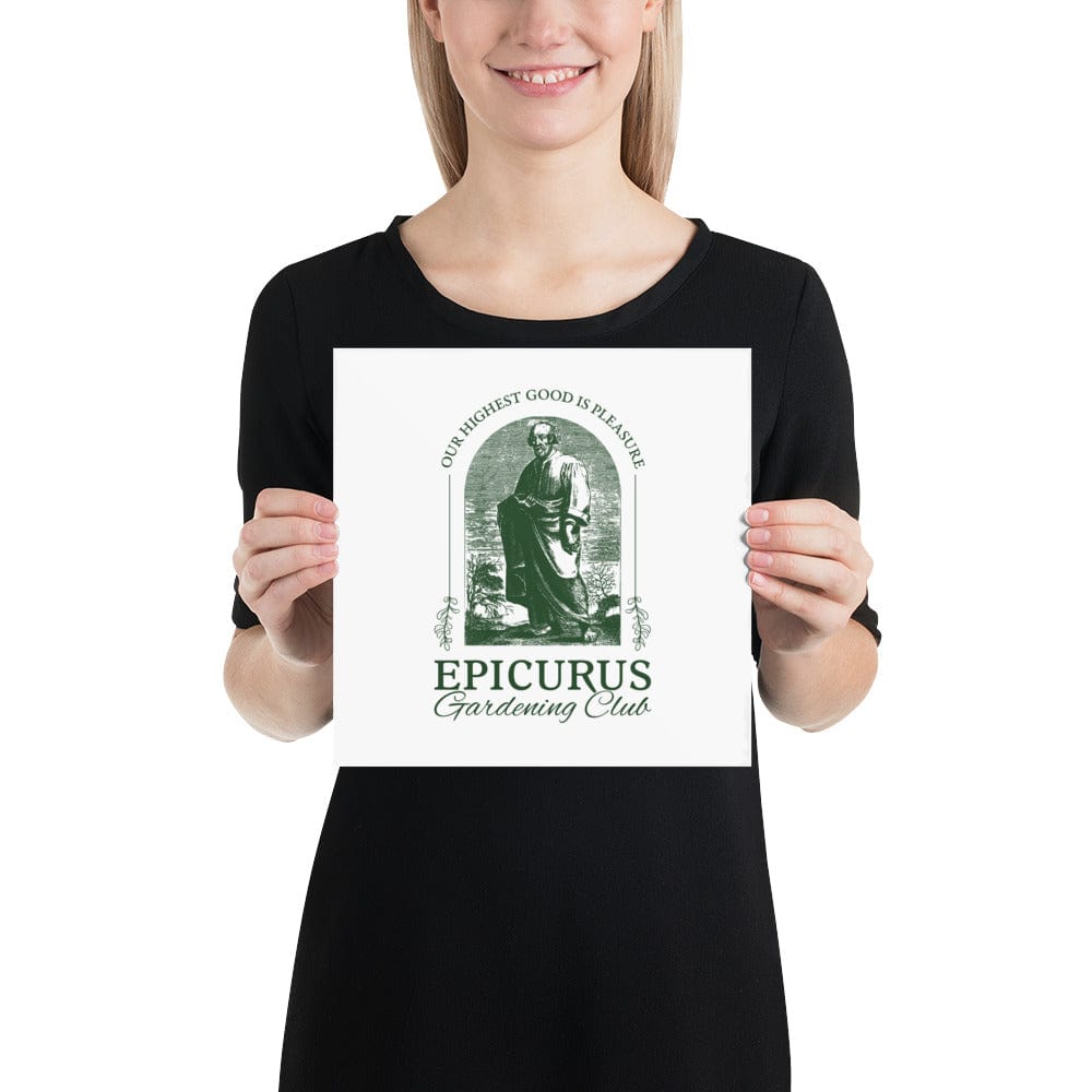 Epicurus Gardening Club - Poster