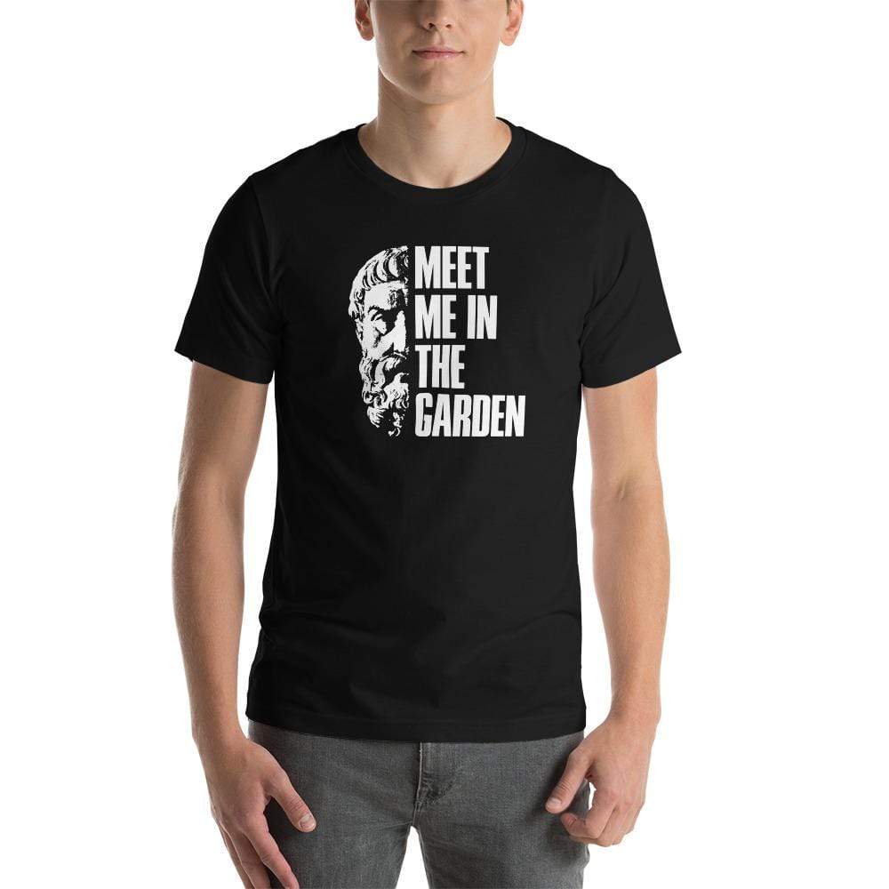 Epicurus Portrait - Meet Me In The Garden - Basic T-Shirt