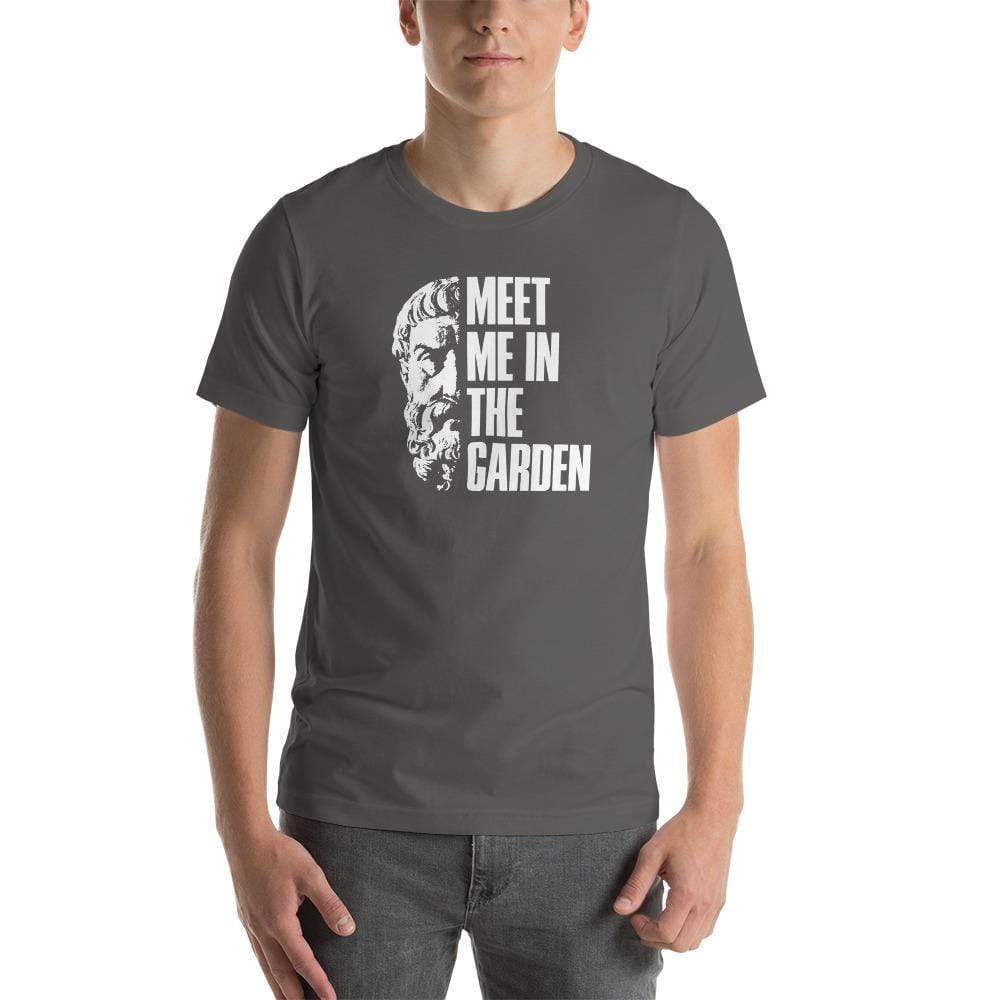 Epicurus Portrait - Meet Me In The Garden - Basic T-Shirt