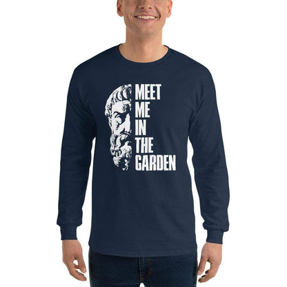Epicurus Portrait - Meet Me In The Garden - Long-Sleeved Shirt