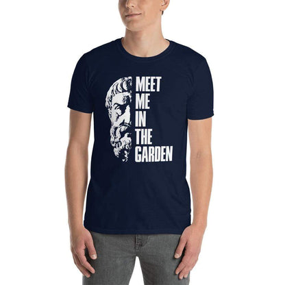Epicurus Portrait - Meet Me In The Garden - Premium T-Shirt