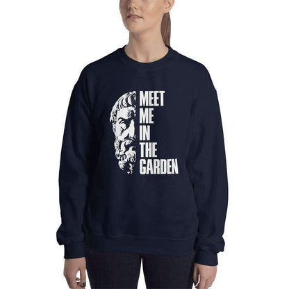 Epicurus Portrait - Meet Me In The Garden - Sweatshirt