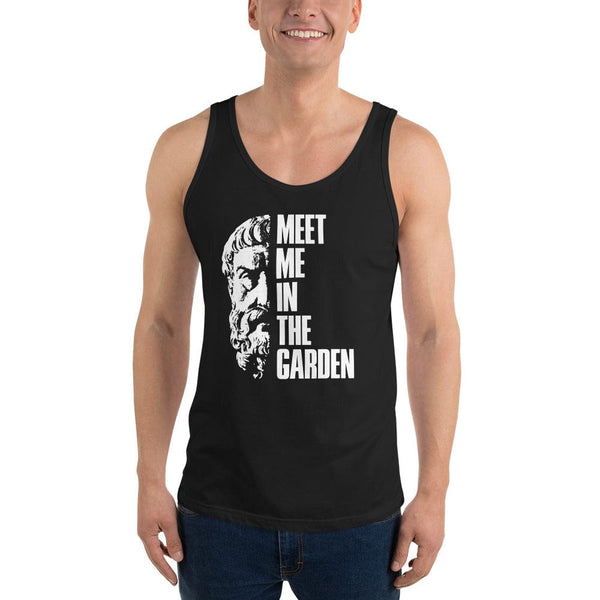 Epicurus Portrait - Meet Me In The Garden - Unisex Tank Top