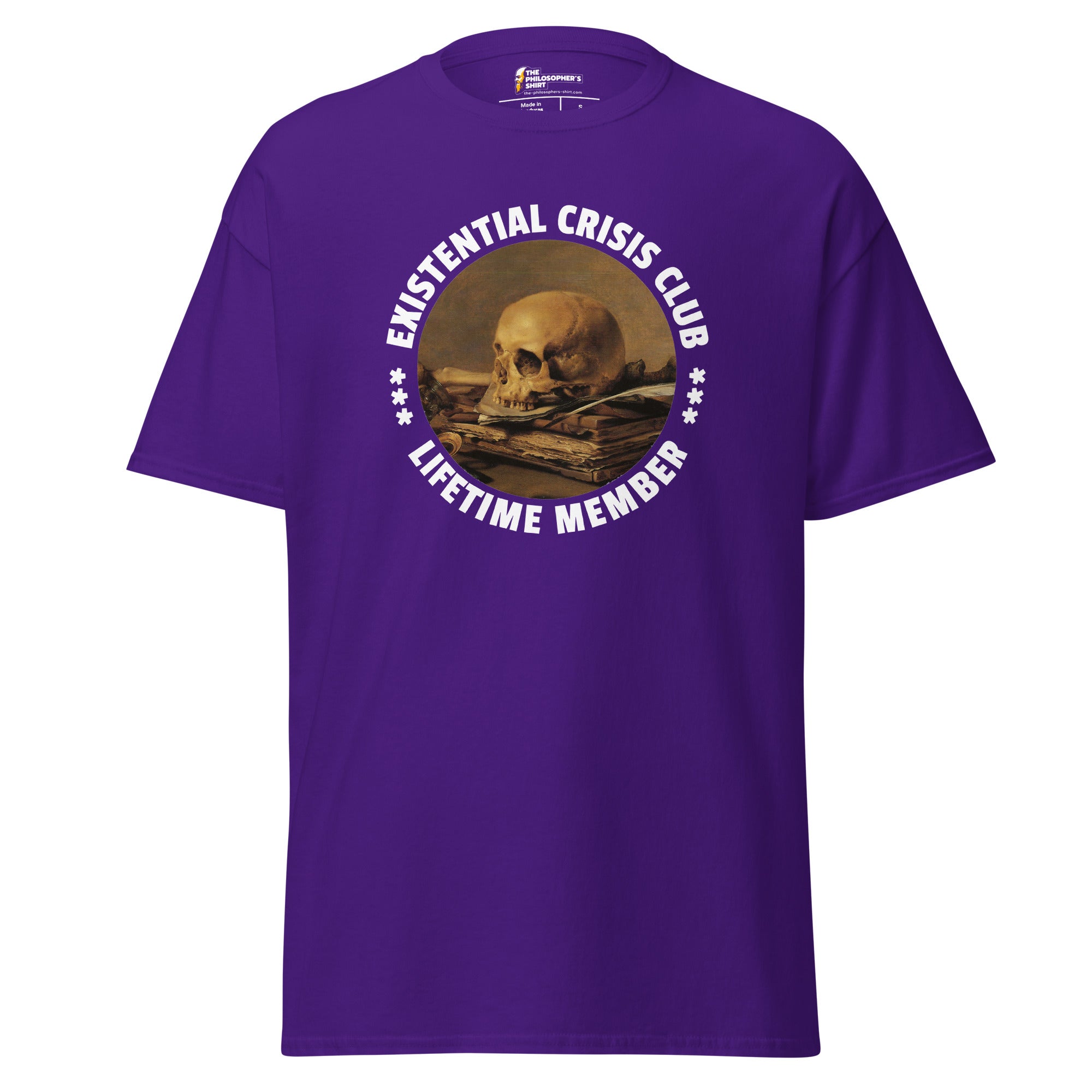 Existential Crisis Club - Lifetime Member - Unisex Classic T-Shirt-Unisex Classic T-Shirt-The Philosopher's Shirt