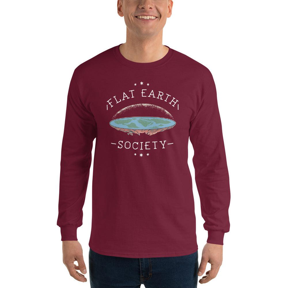 Flat Earth Society - Long-Sleeved Shirt