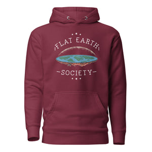 Flat Earth Society - Premium Hoodie