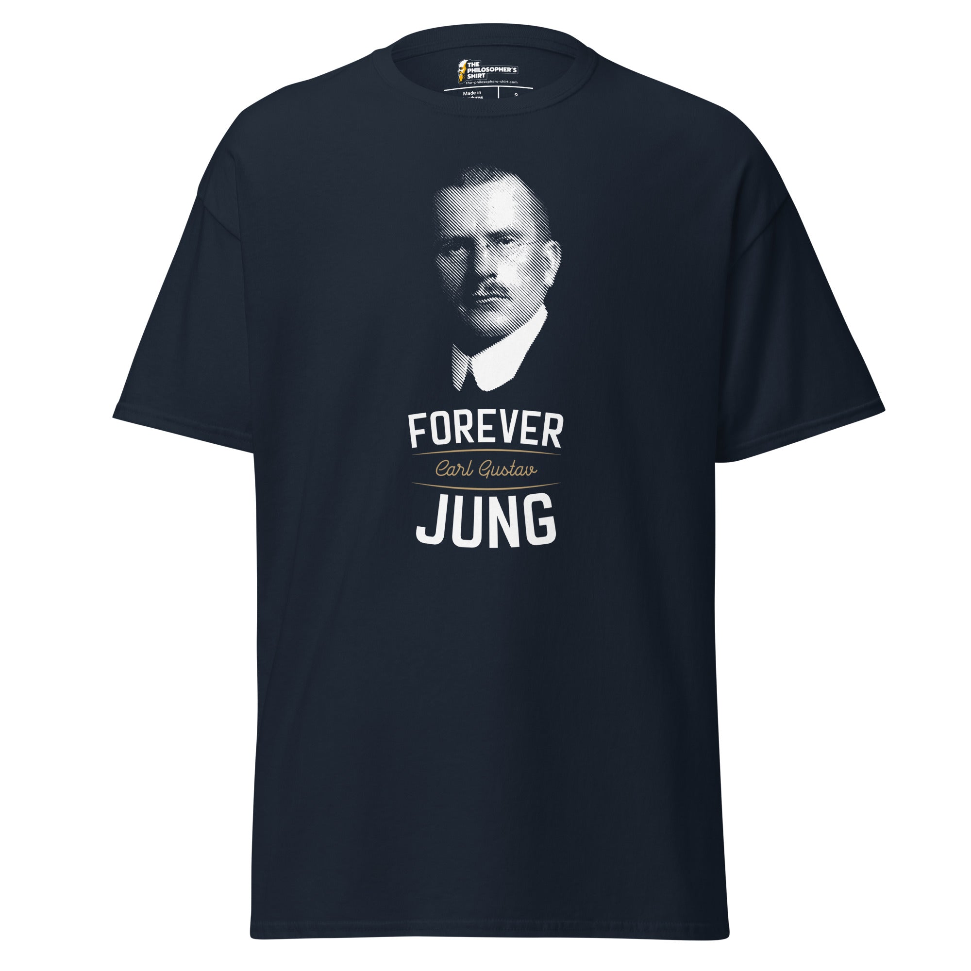 Forever Carl Gustav Jung - Unisex Classic T-Shirt-Unisex Classic T-Shirt-The Philosopher's Shirt