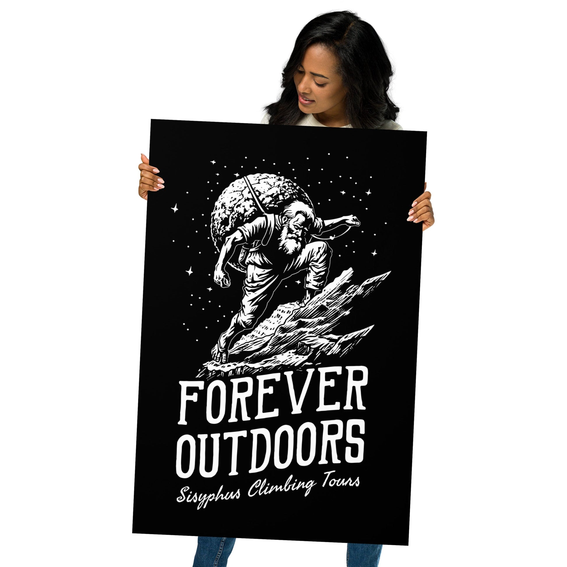Forever Outdoors - Sisyphus Climbing Tours - Poster