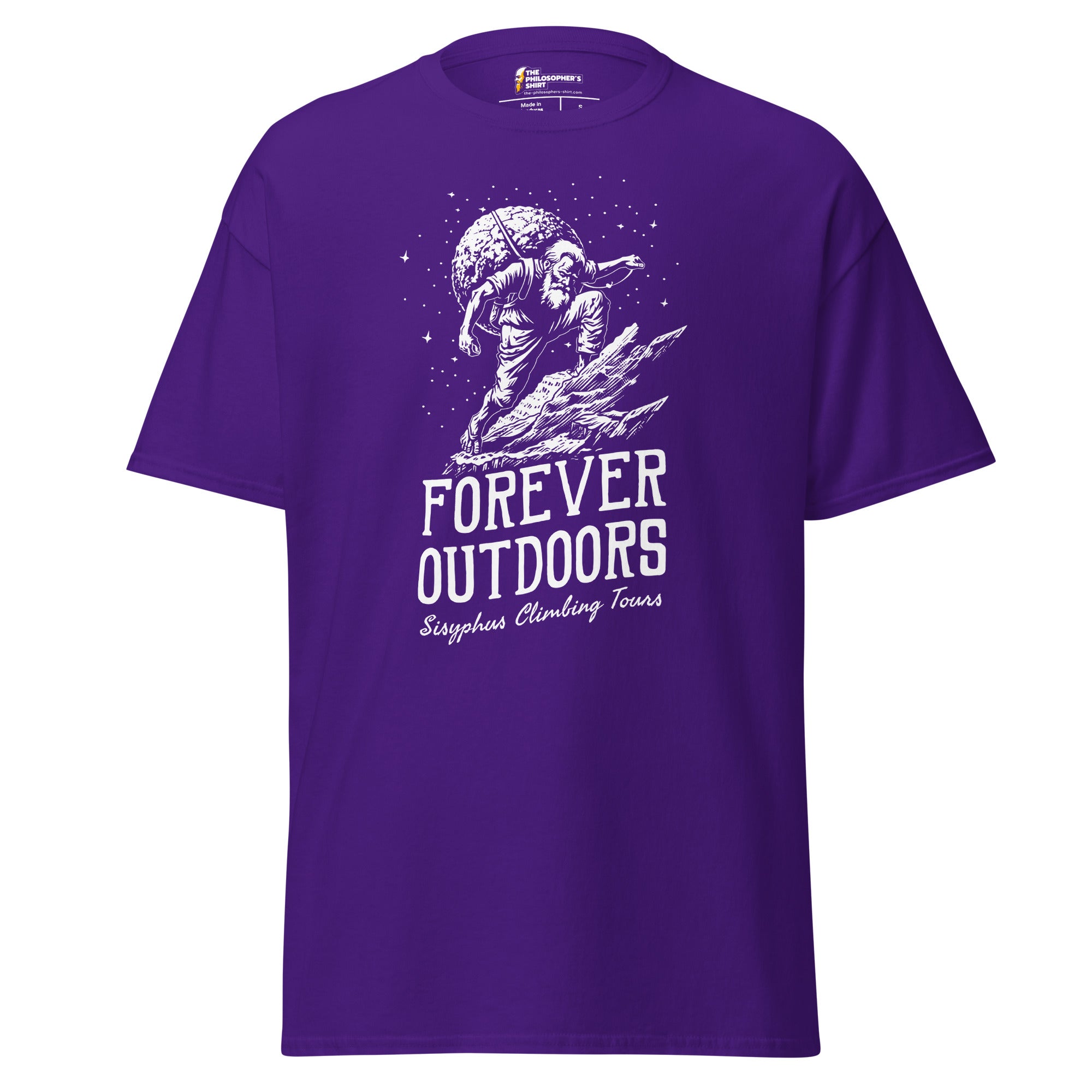 Forever Outdoors - Sisyphus Climbing Tours - Unisex Classic T-Shirt-Unisex Classic T-Shirt-The Philosopher's Shirt