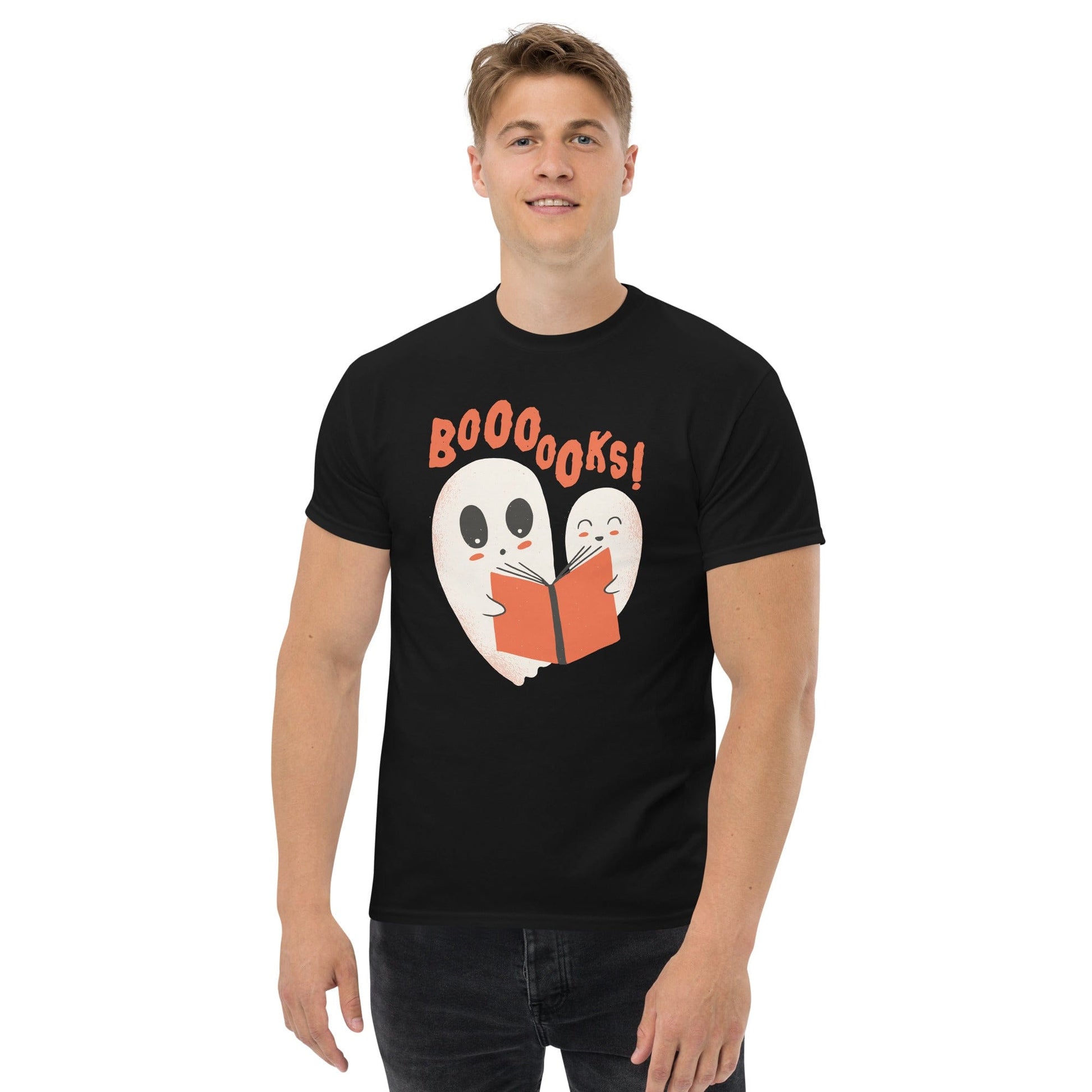Ghosts with Boooooks - Plus-Sized T-Shirt