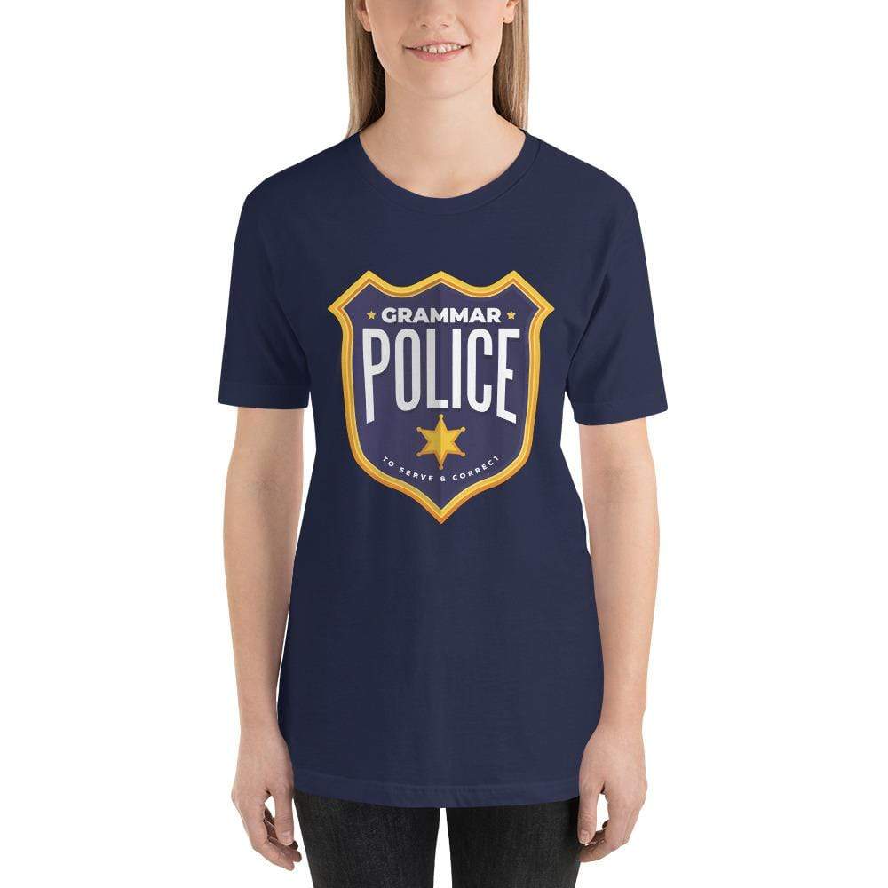 Grammar Police - To serve and correct - Basic T-Shirt