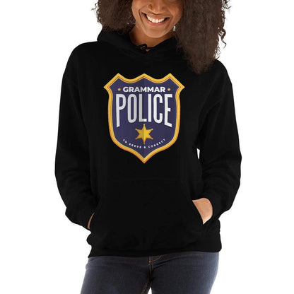 Grammar Police - To serve and correct - Hoodie