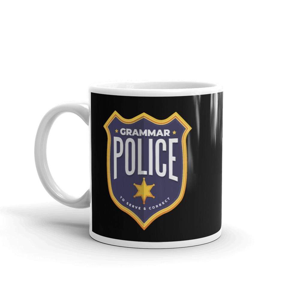 Grammar Police - To serve and correct - Mug