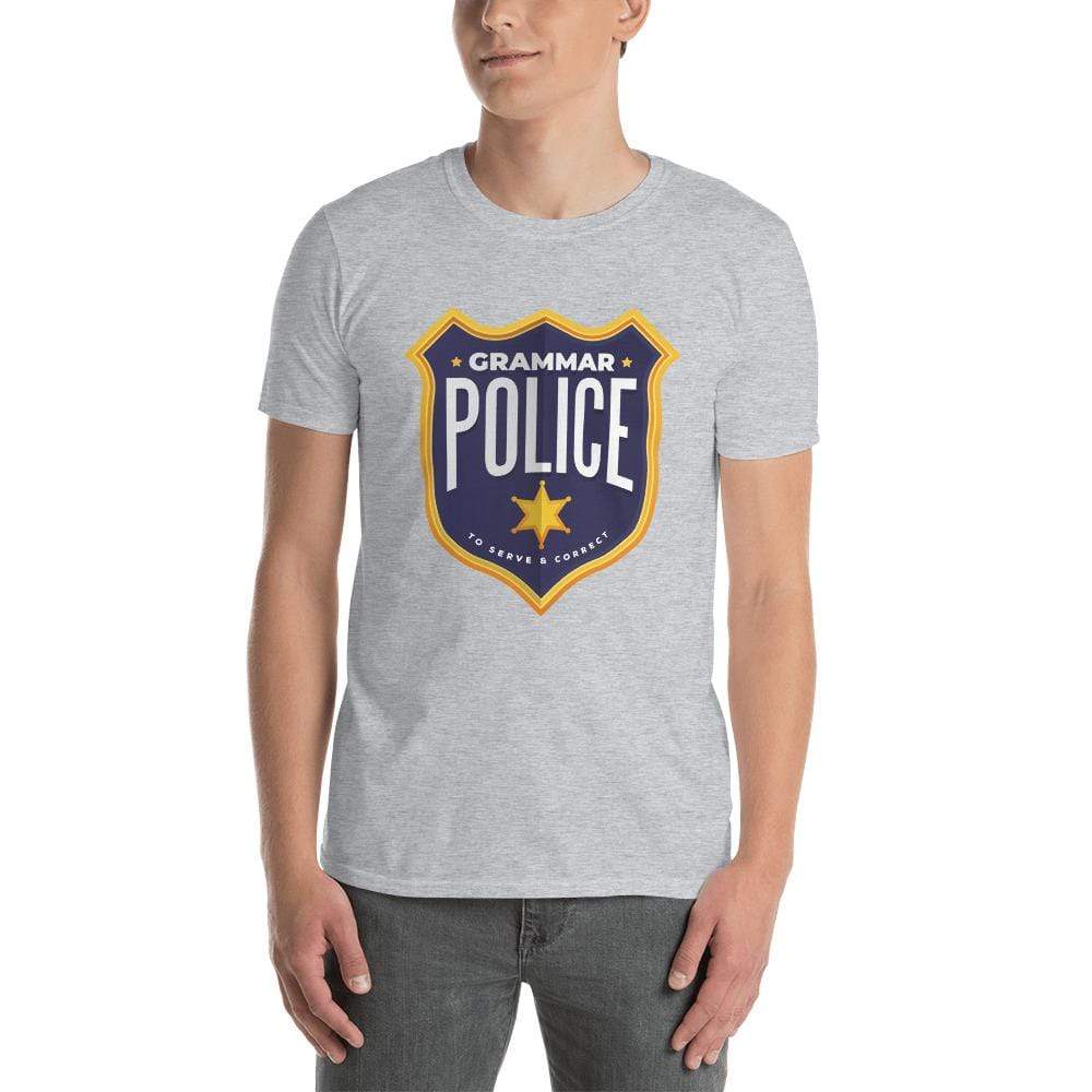 Grammar Police - To serve and correct - Premium T-Shirt