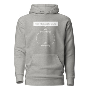 How Philosophy works - Premium Hoodie