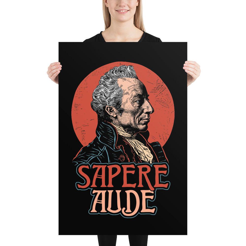 Immanuel Kant - Sapere Aude - Poster