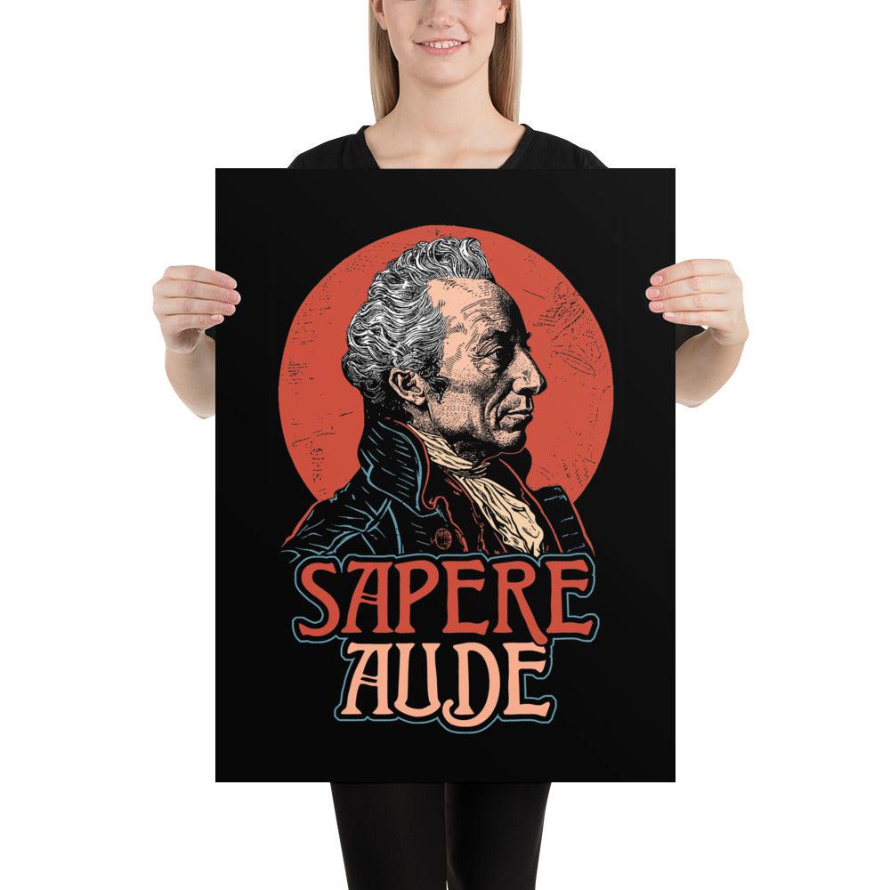 Immanuel Kant - Sapere Aude - Poster
