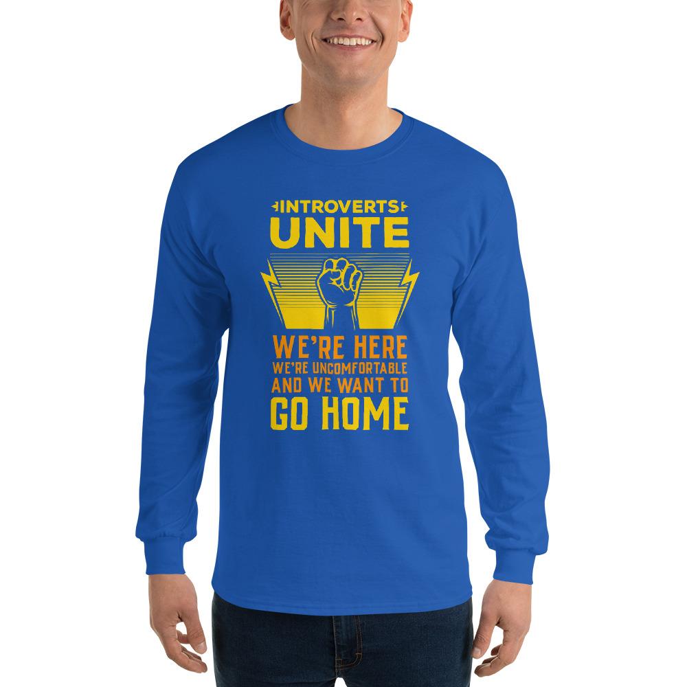 Introverts Unite - Long-Sleeved Shirt