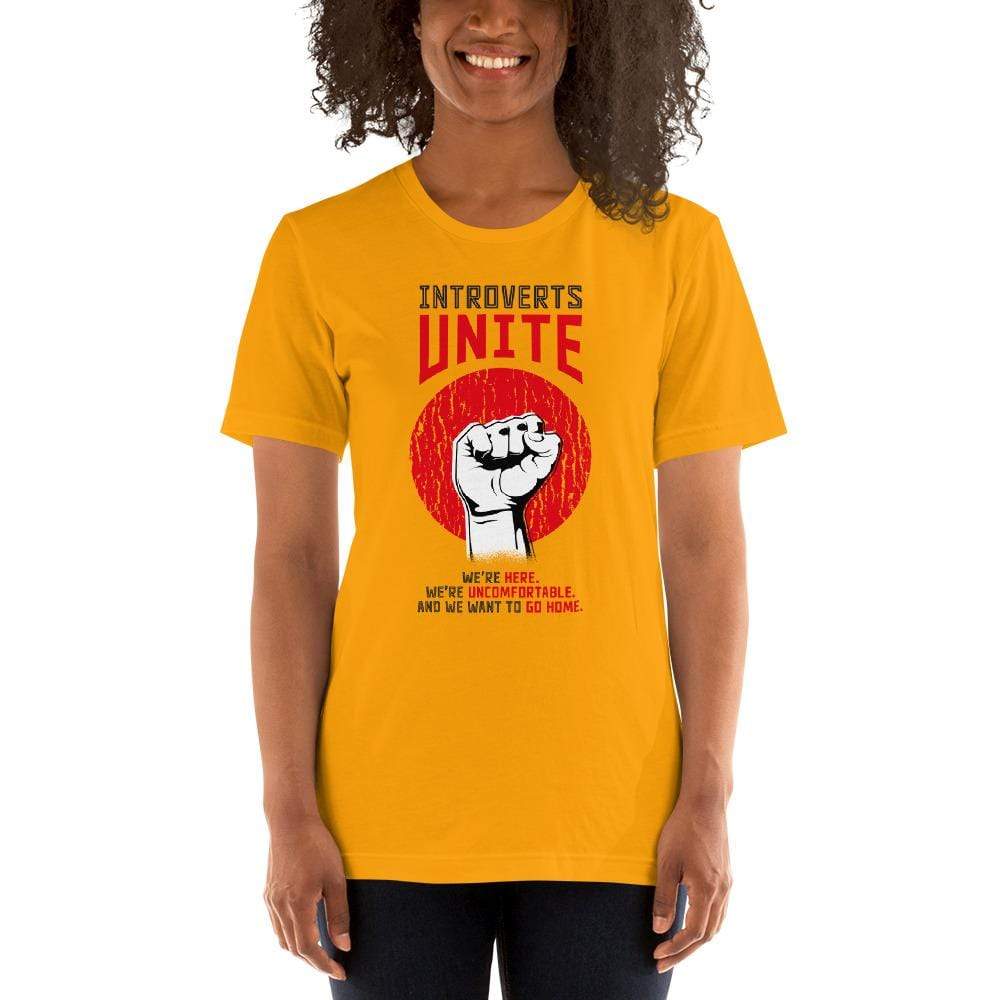 Introverts unite! - Basic T-Shirt