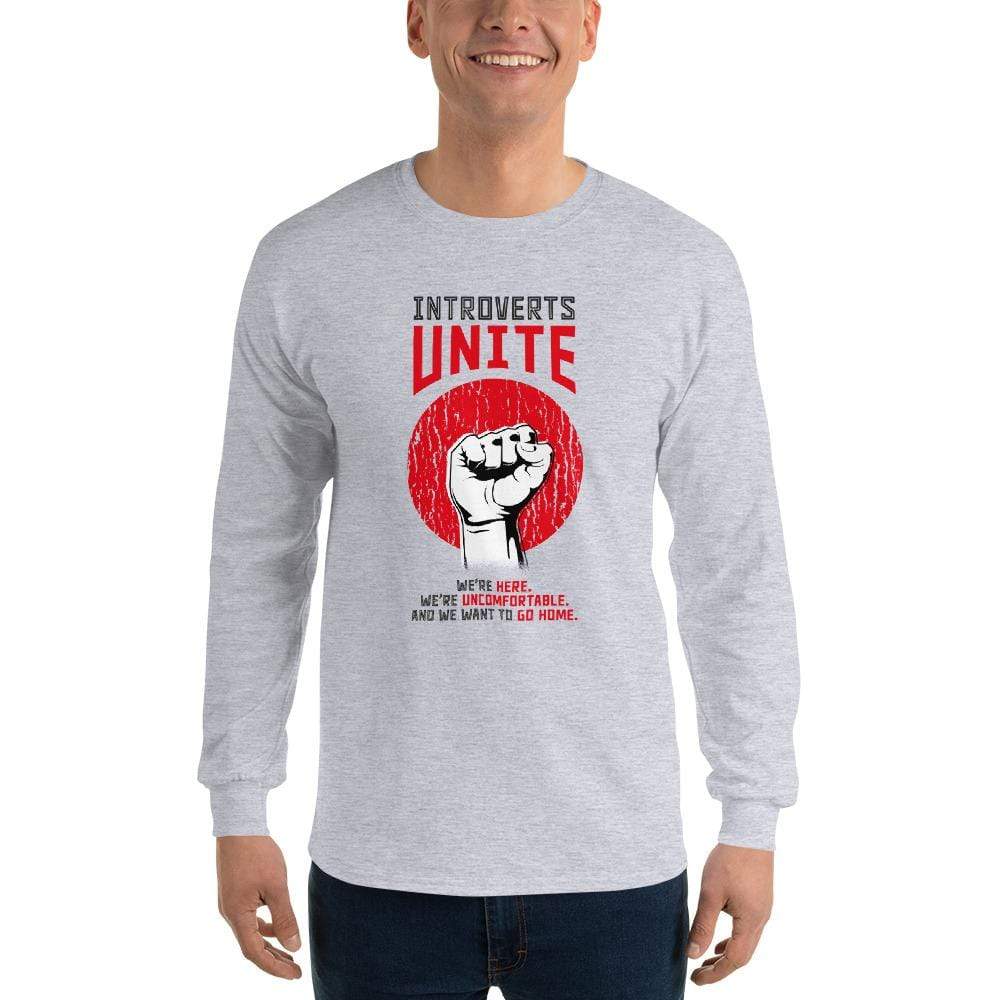 Introverts unite! - Long-Sleeved Shirt