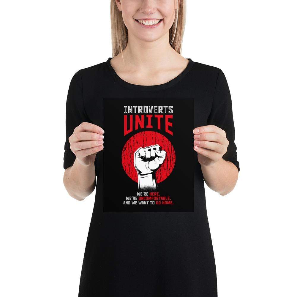 Introverts unite! - Poster