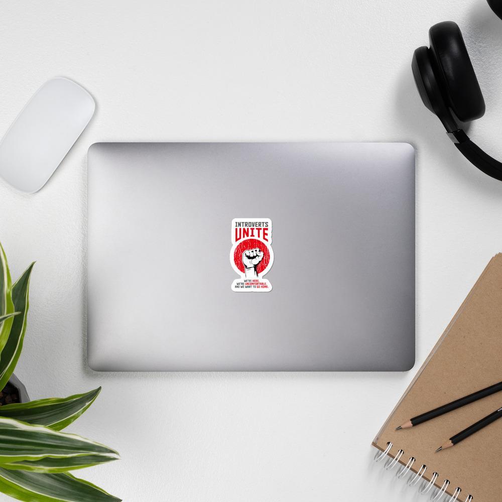 Introverts unite! - Sticker