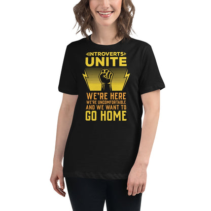 Introverts unite! - Women's T-Shirt
