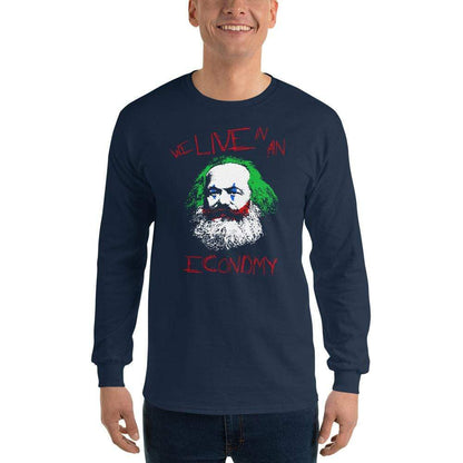 Joker Philosophers - Marx: We live in an economy - Long-Sleeved Shirt