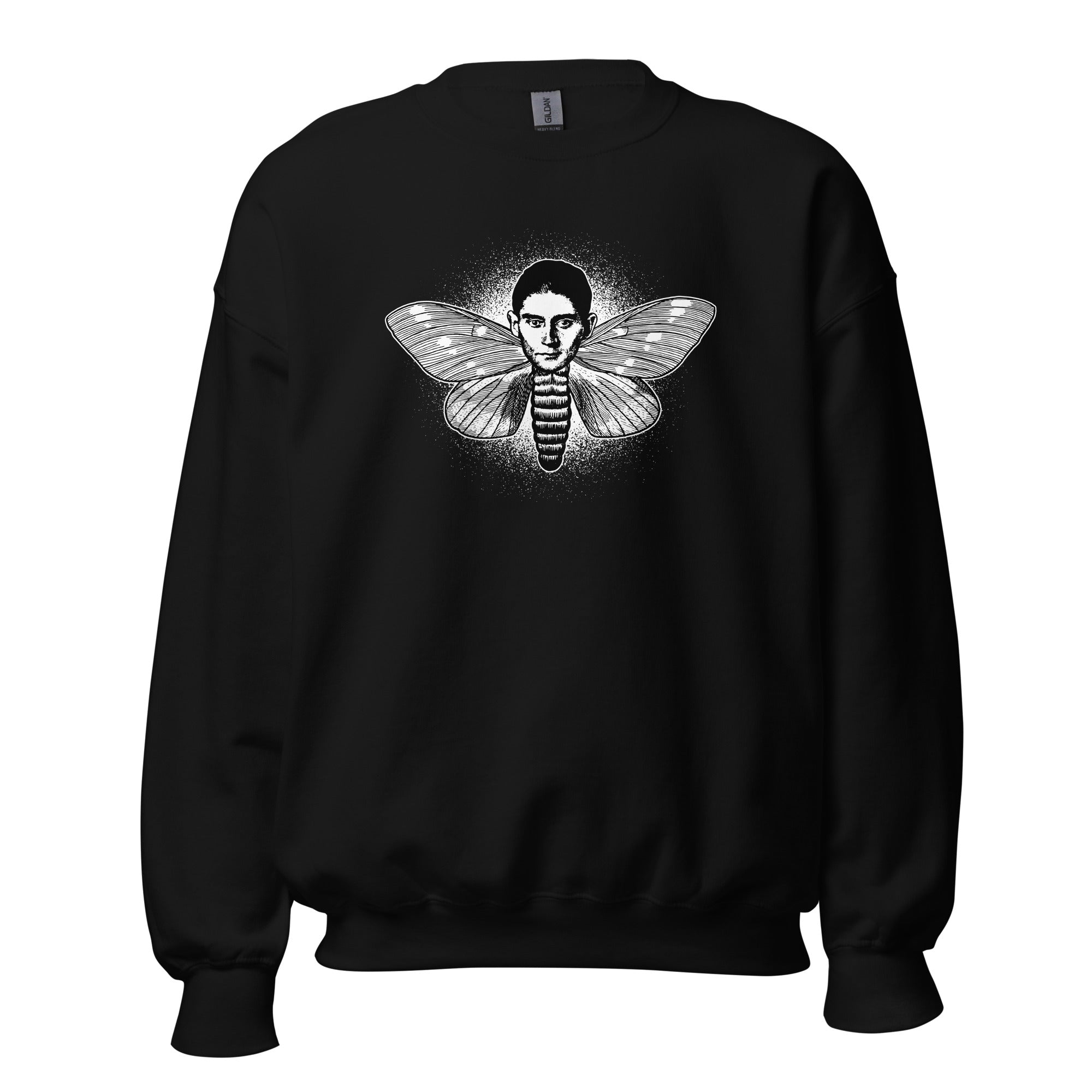 Kafka the Moth - Sweatshirt-Sweatshirt-The Philosopher's Shirt
