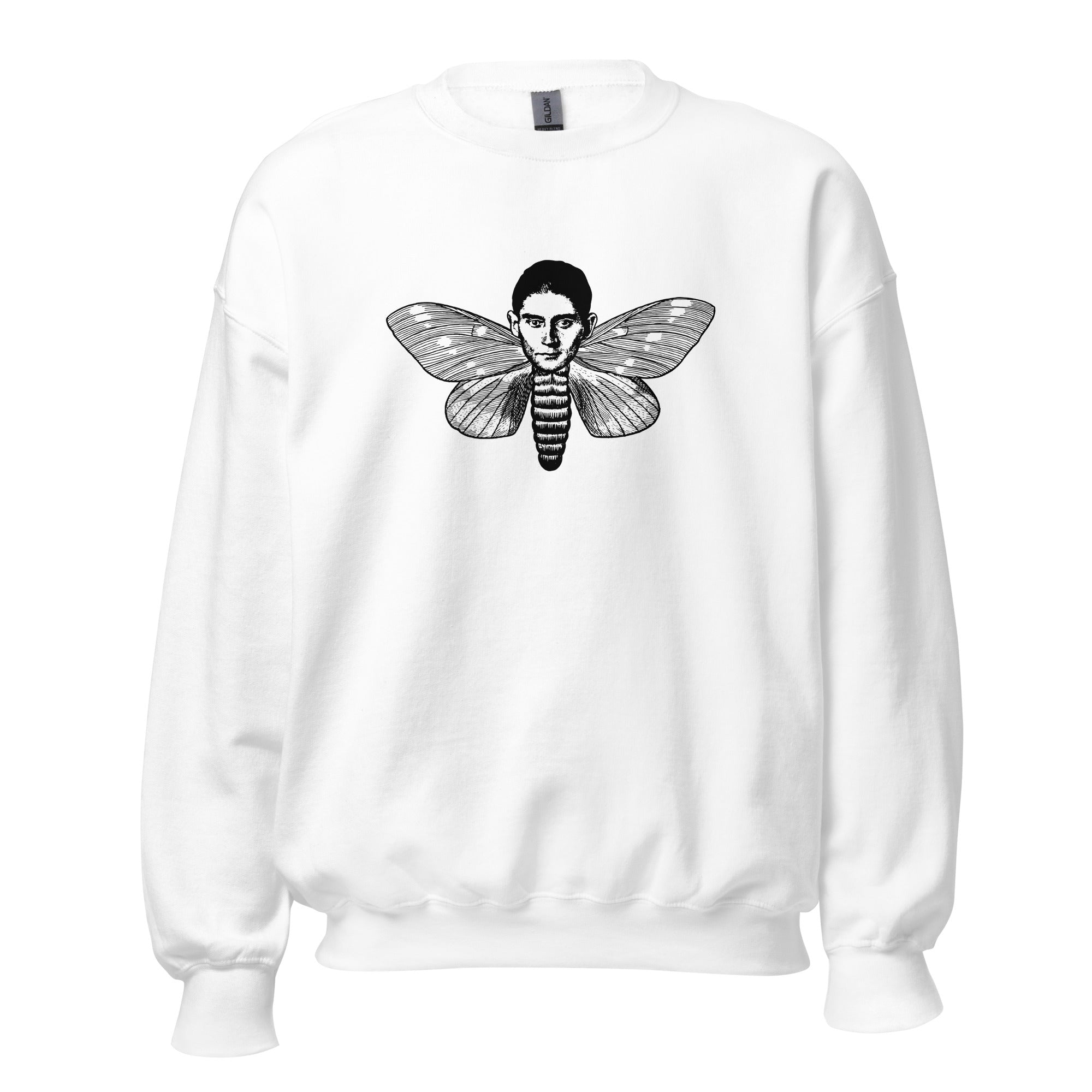 Kafka the Moth - Sweatshirt-Sweatshirt-The Philosopher's Shirt